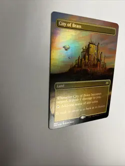 City Of Brass Borderless Foil Double Masters 2022 MTG - Image 5