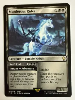 Murderous Rider #279 | Near Mint | Final Fantasy Commander FIC | Magic MTG - Image 1