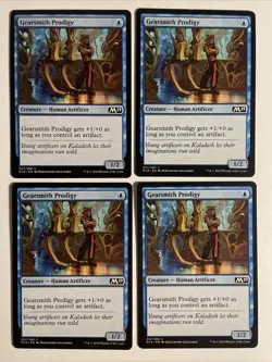 4x Mtg Core Set 2019 M19 Gearsmith Prodigy NM Magic The Gathering - Image 1