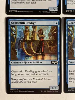 4x Mtg Core Set 2019 M19 Gearsmith Prodigy NM Magic The Gathering - Image 2