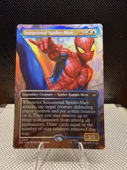 MTG Magic Sensational Spider-Man Borderless 025 Marvel's Spider-Man - Image 1