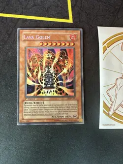 Yugioh Lava Golem PGD-107 Secret Rare Pharaonic Guardian 1st Edition 126🔥MP🔥 - Image 1
