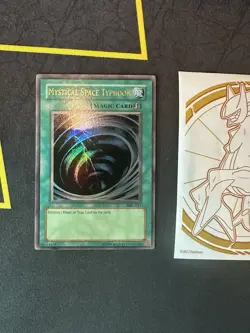 YuGiOh Mystical Space Typhoon MRL-047 Magic Ruler Ultra Rare Holo 116💎LP💎 - Image 1