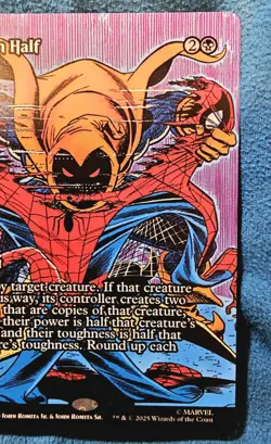 MTG Spiderman Saw in Half #21 Mythic Regular Single Card Wizards Of The Coast - Image 3