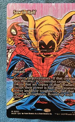 MTG Spiderman Saw in Half #21 Mythic Regular Single Card Wizards Of The Coast - Image 4