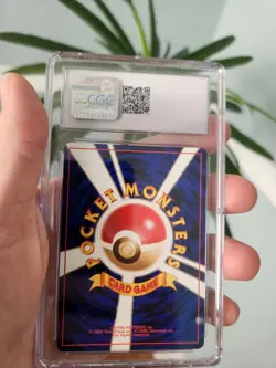 CGC 10 GEM MINT Pokemon 1997 Japanese Mystery Of The Fossil Omanyte Card #138 - Image 3