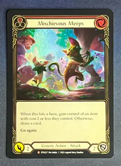 FAB DTD227 Mischievous Meeps Generic Action Attack FOIL Majestic Flesh and Blood - Image 1