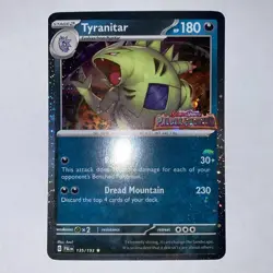 Tyranitar - 135/193 Pokemon Paldea Evolved Premium Collection Stamped Promo Card - Image 1