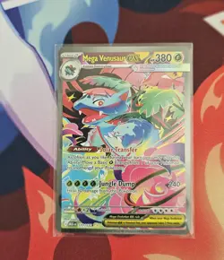 Mega Venusaur EX SIR 177/132 Mega Evolution English Pokemon TCG Near Mint Card - Image 1