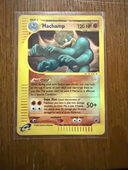 Holographic Machamp 51/165 Pokemon Trading Card Game Rare Find - Image 1