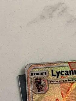 Lycanroc GX 156/145 Sm-Guardians Rising Holo Rainbow Rare Pokemon Card Rare - Image 5