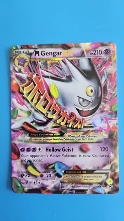 Pokemon M Gengar-EX Black Star Promos Holo Card XY166/211 - Image 1