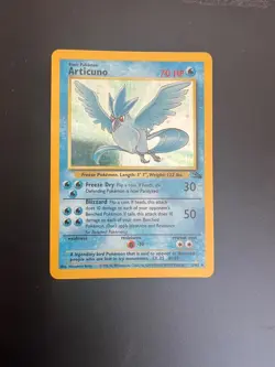 Articuno 2/62 Fossil set 1999 Pokemon Card Holo Rare Holofoil - Image 2