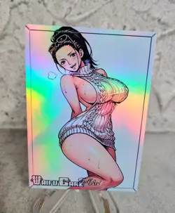 Nico Robin Trading Card Waifu Goddess Story Anime Girl holo Karte Manga Full Art - Image 1