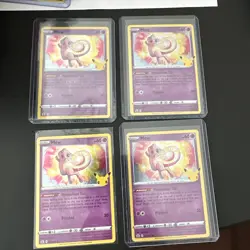 Pokemon TCG Celebrations Mew Holo Rare Card 011/025 NM Condition(lot Of 4) - Image 1
