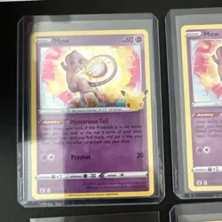 Pokemon TCG Celebrations Mew Holo Rare Card 011/025 NM Condition(lot Of 4) - Image 2