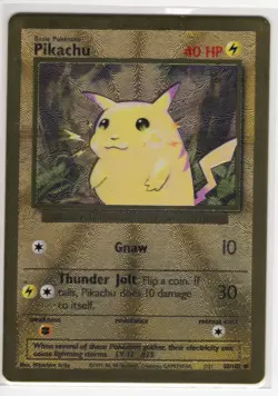 Pikachu - (Celebrations Metal Card) 058/102 Miscellaneous Cards & Products Holo - Image 1