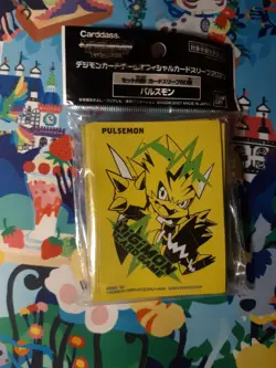 Digimon Card Game Bandai Official Pulsemon Sleeves 60ct Sealed New - Image 1