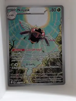 Ninjask 137/132 Pokemon Card Illustration Rare Mega Evolutions - Image 1