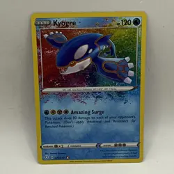 2021 Pokemon Shining Fates Kyogre Basic Holo Card #382 NM Tcg Collectible Card - Image 1