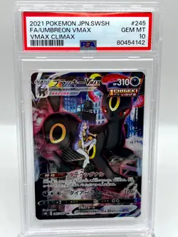 Umbreon VMAX 245/184 VMAX Climax s8b FA CSR Pokemon TCG Card PSA 10 GEM MINT - Image 1