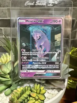 Pokemon TCG Shining Legends Mewtwo GX Secret Rare Card 78/73 - Image 3