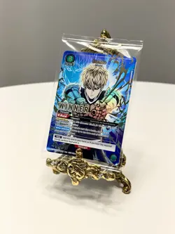 Union Arena Winner Card Genos OPM-1-048 One Punch Man - English - Image 2