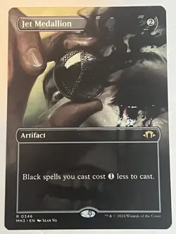 Jet Medallion (Borderless) - MTG - Modern Horizons 3 - Regular - NM - Image 1