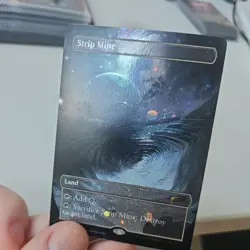 Strip Mine Galaxy Foil Magic MTG | Secret Lair: Totally Spaced Out #472 Land EDH - Image 1