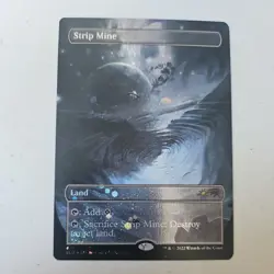 Strip Mine Galaxy Foil Magic MTG | Secret Lair: Totally Spaced Out #472 Land EDH - Image 2