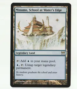MTG Minamo, School at Water's Edge #2 Champions of Kamigawa NM/MINT - Image 1