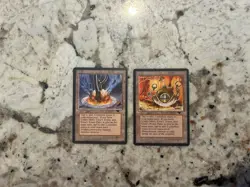Antiquities Urza’s Mine And Power Plant Magic the Gathering Antiquities Played - Image 1