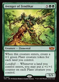 1x Avenger of Zendikar NM Eng MTG - Commander Dragonstorm - Image 1