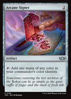1x Arcane Signet NM Eng MTG - Commander Dragonstorm - Image 1