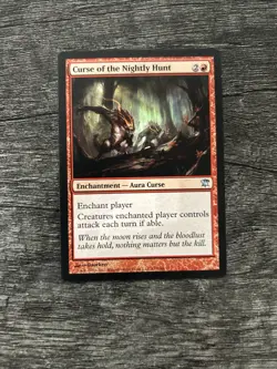 MTG 1x Curse of the Nightly Hunt x1 LP Innistrad - Image 1