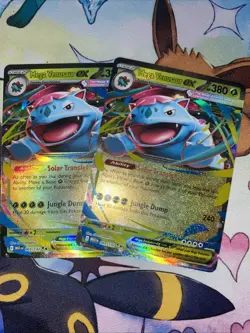 Mega Venusaur EX 003/132 Mega Evolution ENGLISH Pokemon TCG Card NM IN HAND - Image 1