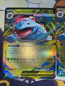 Mega Venusaur EX 003/132 Mega Evolution ENGLISH Pokemon TCG Card NM IN HAND - Image 3