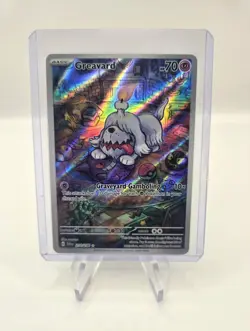 Greavard 214/198 Pokemon Scarlet & Violet Base Set Illustration Rare Near Mint - Image 1