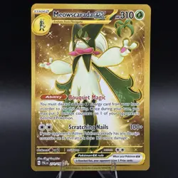Meowscarada ex 271/193 Gold Hyper Rare Pokemon 2023 Paldea Evolved NM 💎 - Image 1