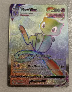 Pokemon TCG Mew VMAX Fusion Strike 268/264 Holo Secret Rare Perfect Condition - Image 1
