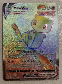 Pokemon TCG Mew VMAX Fusion Strike 268/264 Holo Secret Rare Perfect Condition - Image 2
