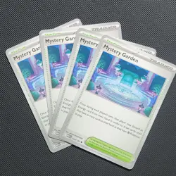 Pokemon TCG Playset - 4x Mystery Garden 122/132 Mega Evolution - NM - Image 1