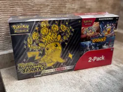 Pokemon Elite Trainer Box Scarlet & Violet Surging Sparks 2-Pack SEALED - Image 1