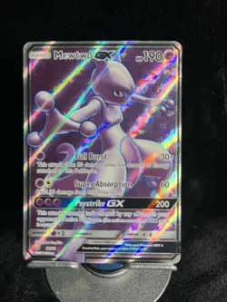 Mewtwo GX 72/73 Shining Legends Full Art Holo Pokemon TCG - NM - Image 1