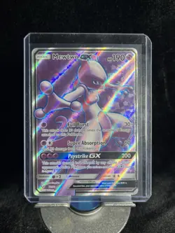 Mewtwo GX 72/73 Shining Legends Full Art Holo Pokemon TCG - NM - Image 2