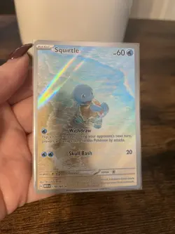 Pokemon 151 blastoise SIR, Squirtle, Wartortle, Full Art, EX - Image 2