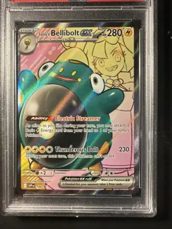 2023 Pokemon S&V Black Star Promo 194 Ionos Bellibolt Full Art PSA 10 Gem Mint - Image 2