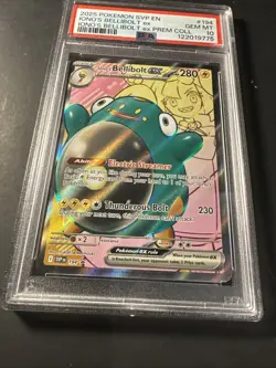 2023 Pokemon S&V Black Star Promo 194 Ionos Bellibolt Full Art PSA 10 Gem Mint - Image 5