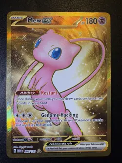 Pokemon TCG Mew EX 205/165 Sv: Scarlet & Violet 151 Hyper Rare NM - Image 1