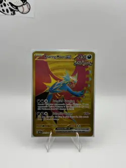 Pokemon Paradox Rift #262/182 Roaring Moon ex Gold Hyper Rare - Image 1